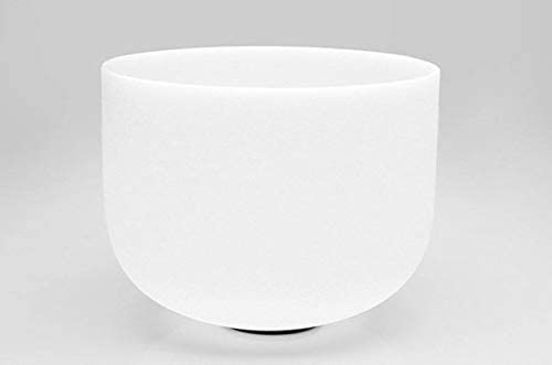 10" Off White Crystal Singing Bowl