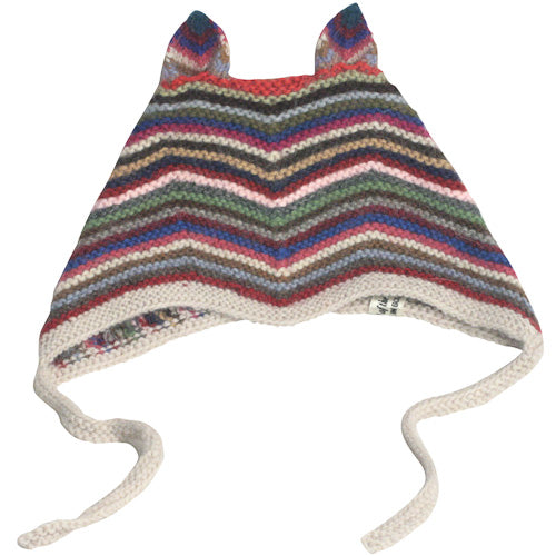 Handwoven Alpaca Baby Hat-Bunny Ear Baby Hat-Fair Trade Bolivia