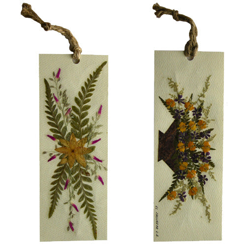 Handmade Floral Book Mark-Single or Double Sided-Fair Trade-El Salvador