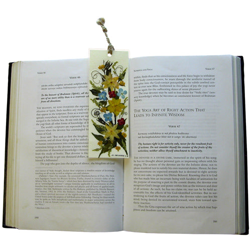 Handmade Floral Book Mark-Single or Double Sided-Fair Trade-El Salvador