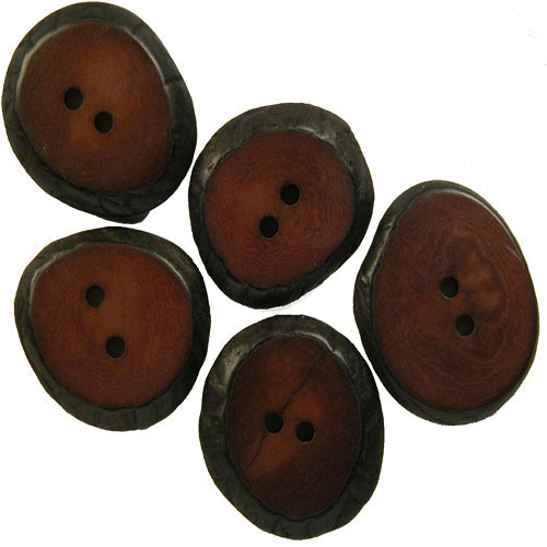 Large Hand-Dyed Tagua Nut Buttons-Lots of 5-10-15-20 - Vegetable Ivory