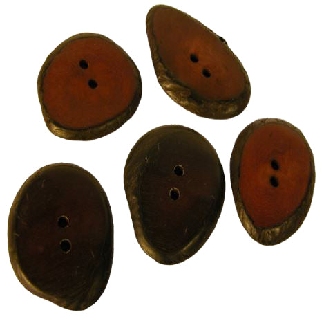 Mixed Colors-Small- Hand-dyed Tagua Nut Buttons-Vegetable Ivory-Fair Trade- Ecuador