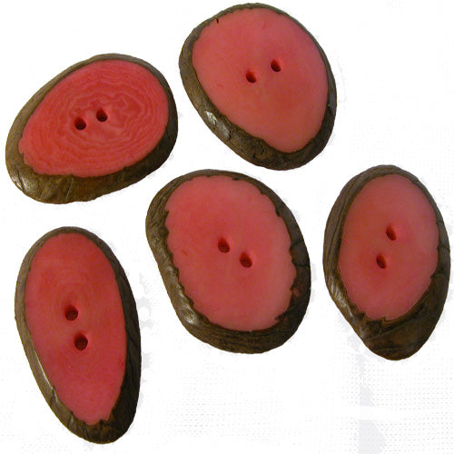 Large Hand-Dyed Tagua Nut Buttons-Lots of 5-10-15-20 - Vegetable Ivory