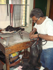 Recycled Tire Clutch handbag- "Juanita"-El Salvador