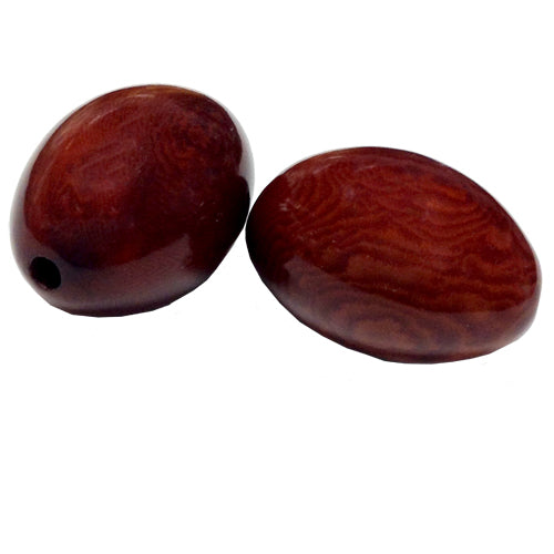 30mm Tagua Nut Barrel Beads- 10 Colors-2.3mm Pre-drilled Center Hole-Fair Trade- Ecuador