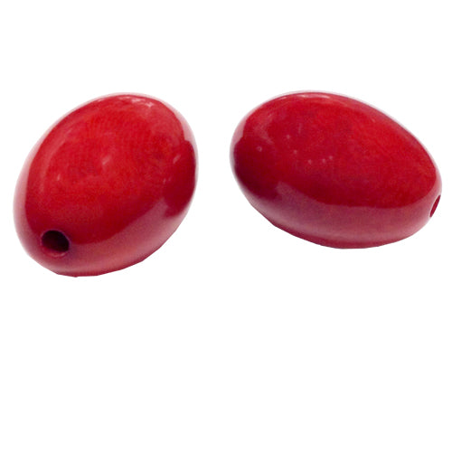 30mm Tagua Nut Barrel Beads- 10 Colors-2.3mm Pre-drilled Center Hole-Fair Trade- Ecuador