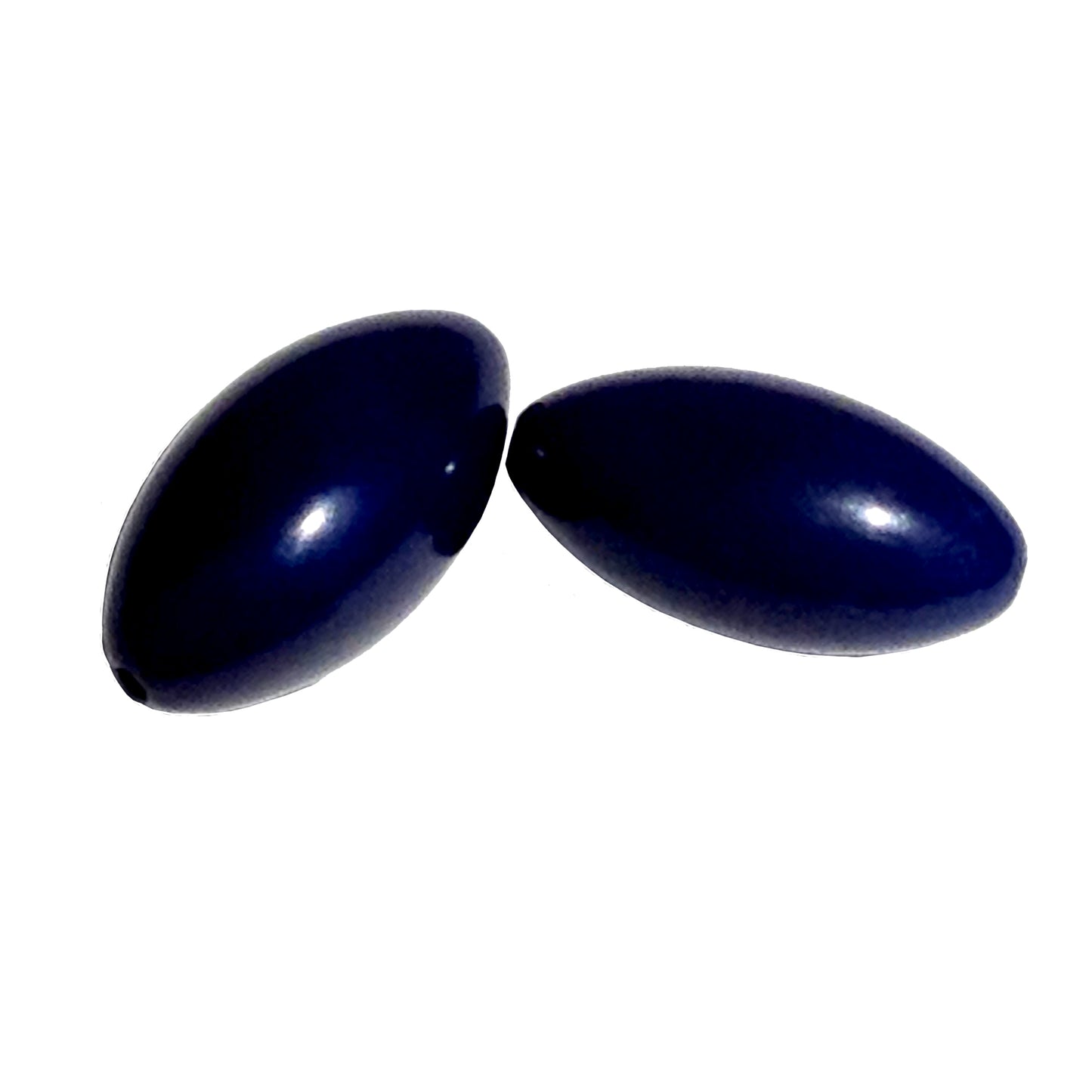 30mm Tagua Nut Barrel Beads- 10 Colors-2.3mm Pre-drilled Center Hole-Fair Trade- Ecuador