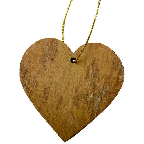 Cinnamon Bark Ornament - Heart - Fair Trade - Vietnam