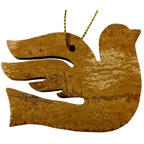 Cinnamon Bark Ornament - Peace Dove- Fair Trade-Vietnam