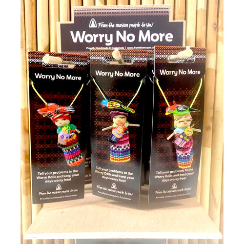 Worry Doll Necklace- No More Worries!