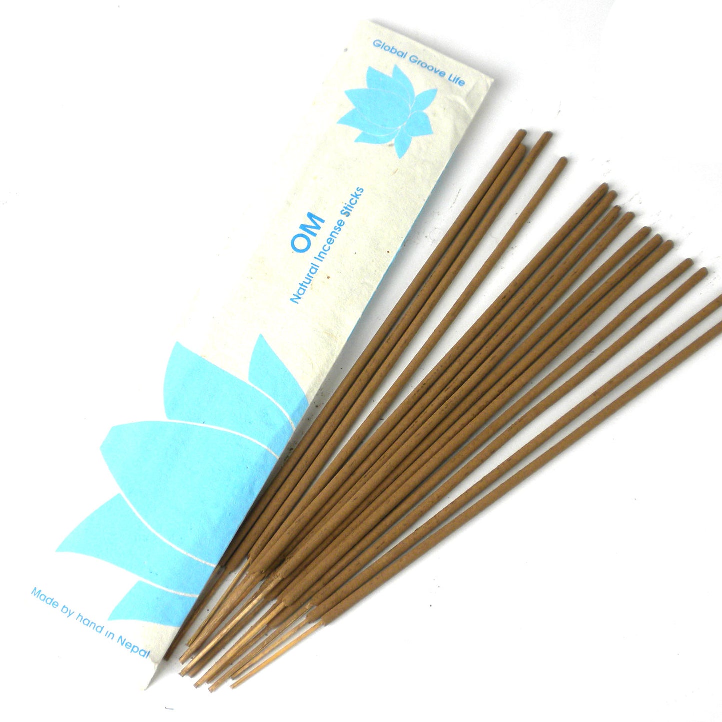 Handcrafted Stick Incense- OM -10 Stick Pack - Fair trade - Nepal