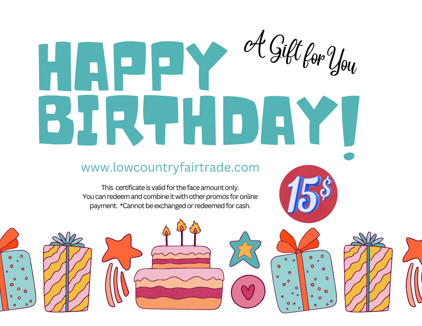 Low Country Fair Trade E-Gift Cards-Choose Your Design