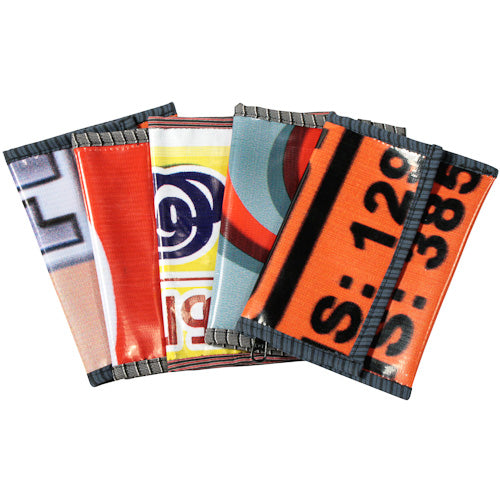 Recycled Plastic Advertising Billboard Coin Purses -Fair Trade-India