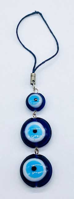 Evil Eye Protection talisman-Keychain Charm-Rear View Mirror Hanger