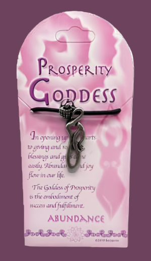 Goddess of Prosperity Amulet - Silver Pendant