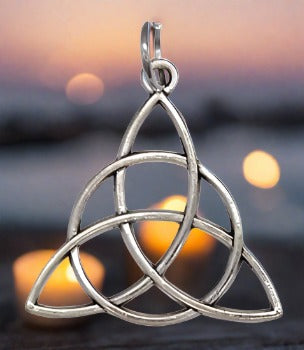 Triquetra Amulet- 1 1/8" - Symbolizes The Holy Trinity