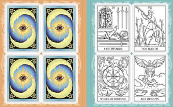 Create Your Own Tarot Deck-Book-Pop-Out Cards w/ Instructions