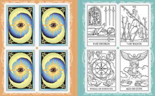 Create Your Own Tarot Deck-Book-Pop-Out Cards w/ Instructions