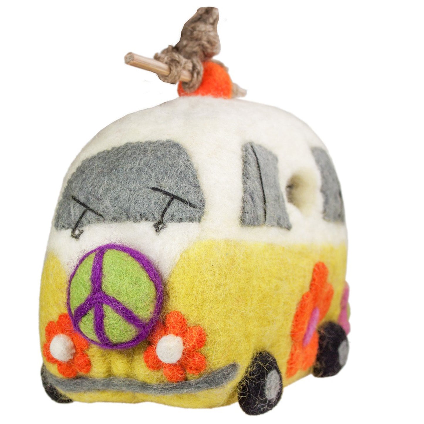 Wild Woolies Felt Birdhouse - Magic Bus-Fair Trade