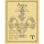 Zodiac Parchment Print- Aries-1st Sign of the Zodiac- 8.5" x 11"