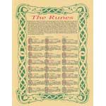 The Runes Parchment Print-8 1/2" x 11"