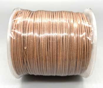 Natural Leather 2mm Beading-Jewelry Making Cord- 100 Yd Roll