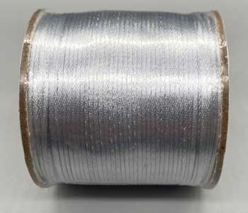 2mm Silver Rattail Cord 144 Yd