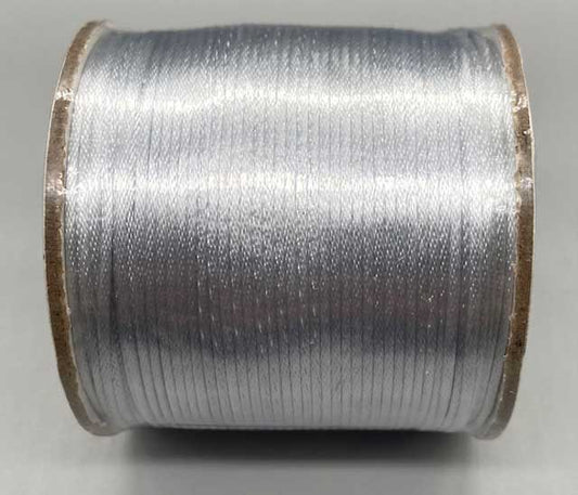 2mm Silver Rattail Cord 144 Yd