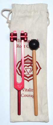 8 1/2" Root Chakra (Red) Tuning Fork