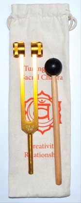 8 1/2" Sacral Chakra (Orange) Tuning Fork