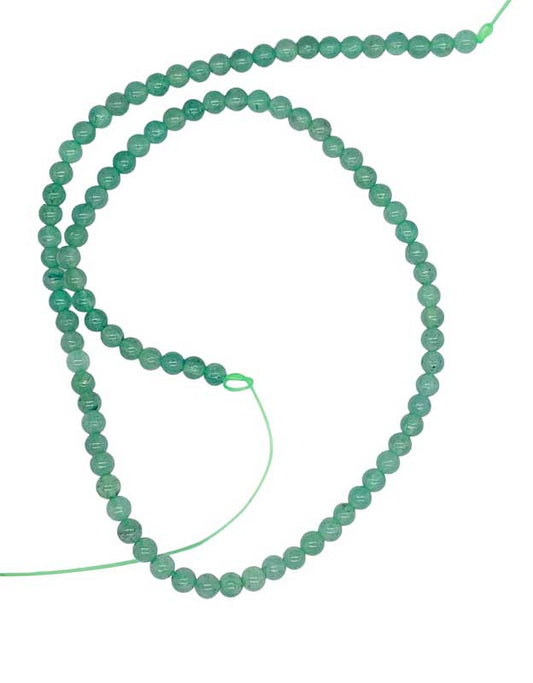 4mm Green Aventurine Beads