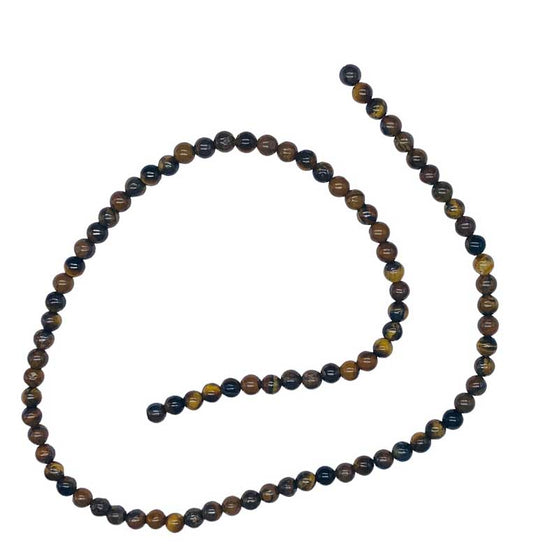 4mm Tigers Eye Beads - Jewelry Making - Arts & Crafts