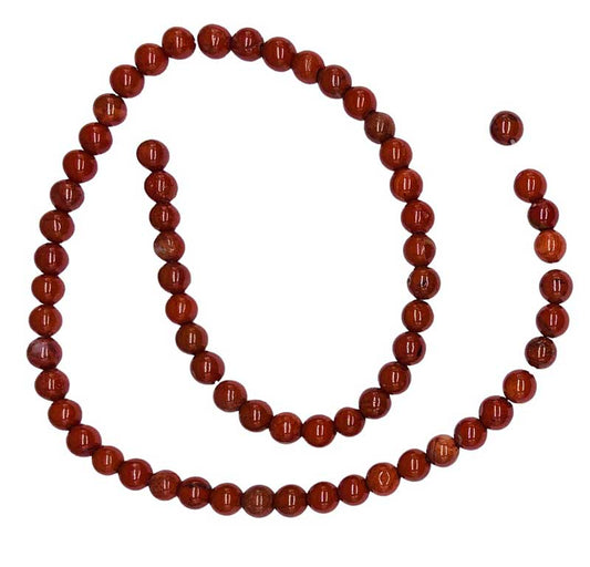 6mm Red Jasper Beads