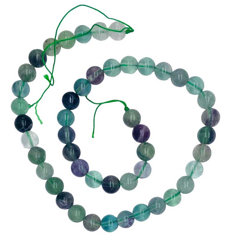 8mm Rainbow Fluorite Beads