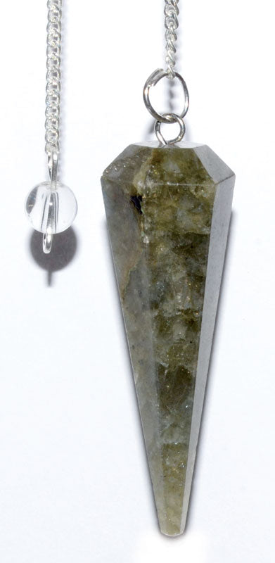 6 Sided Labradorite Pendulum