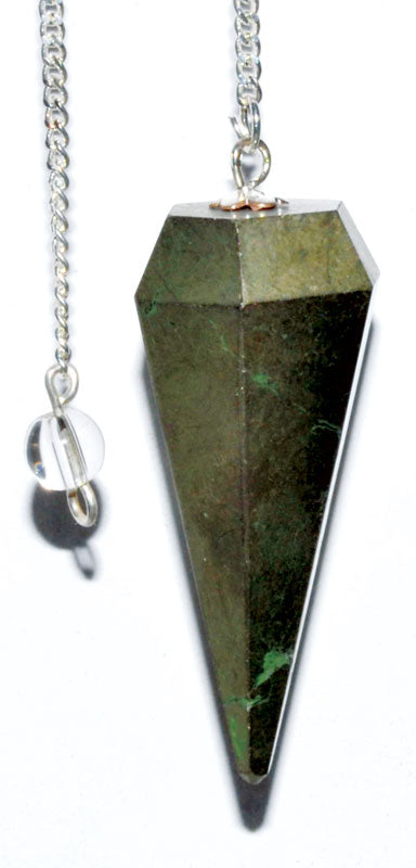 6 Sided Pyrite Pendulum