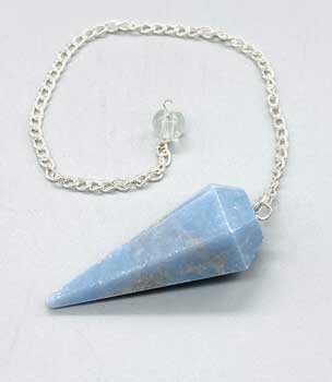 6 Sided Angelite Pendulum