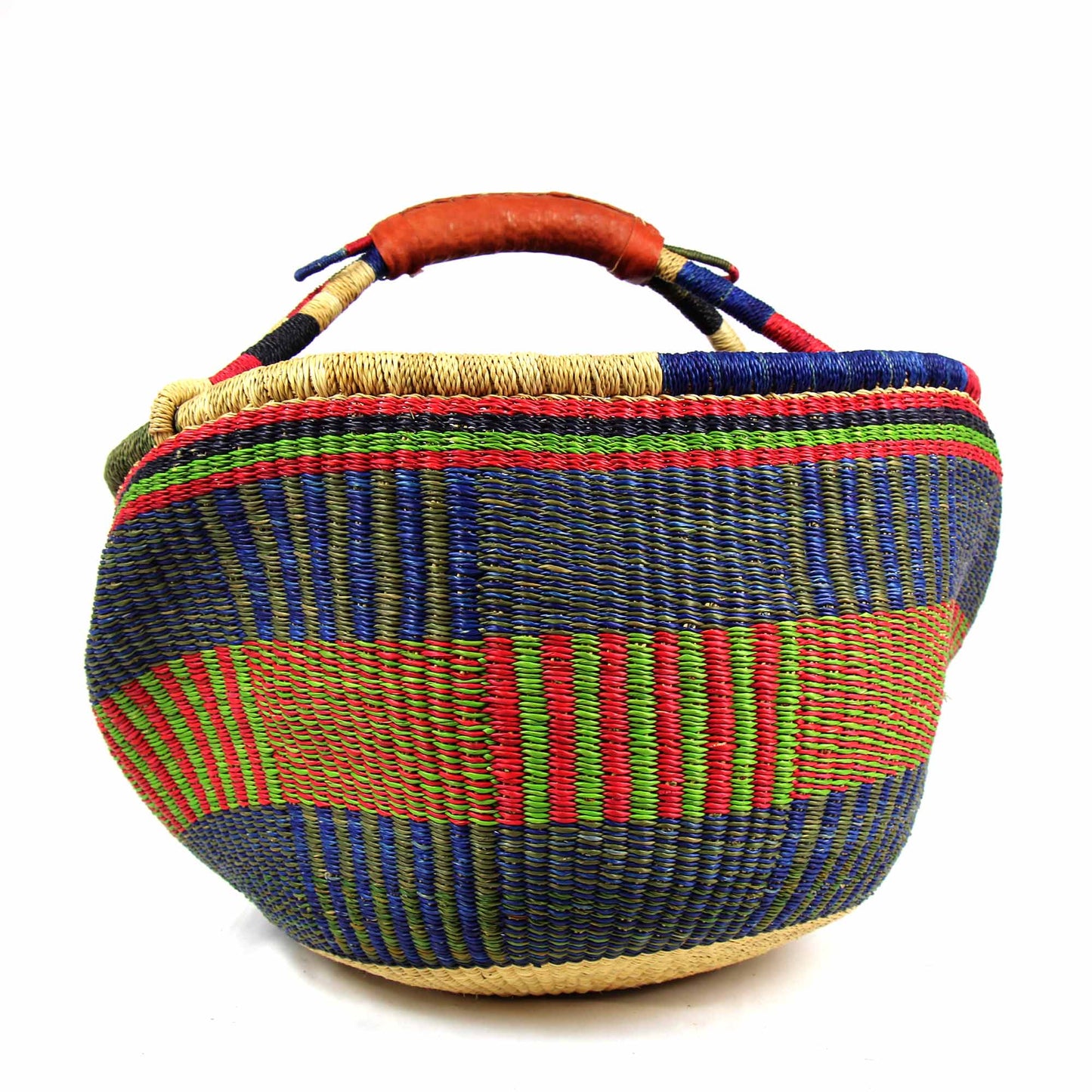 Bolga Market Basket-Large- Mixed Colors