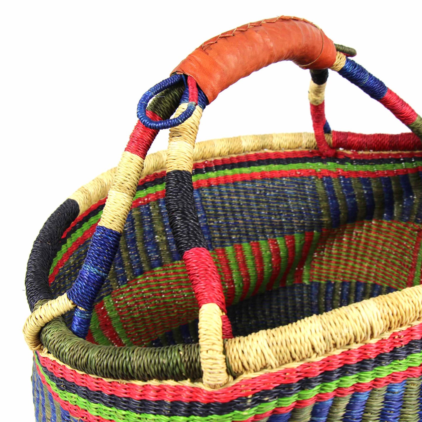 Bolga Market Basket-Large- Mixed Colors