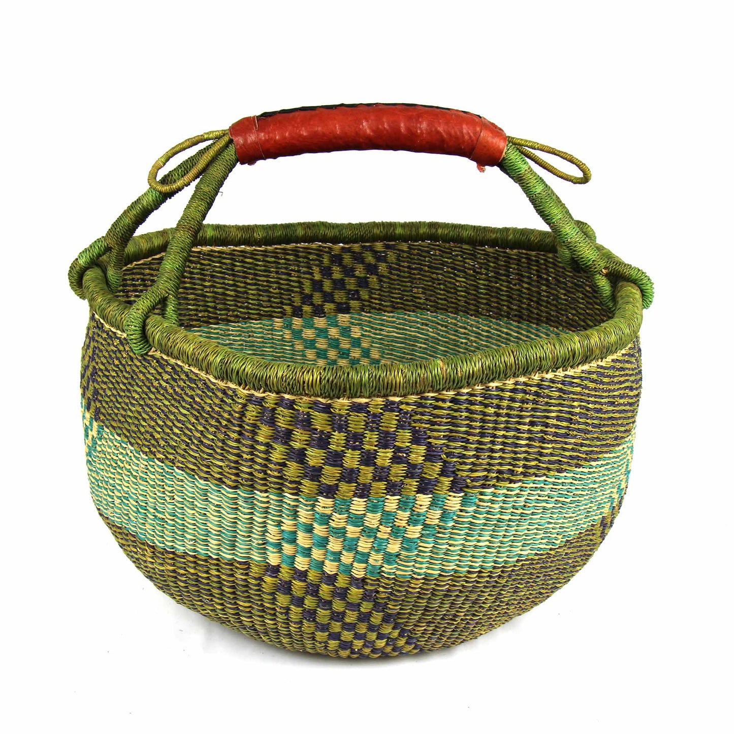 Bolga Market Basket-Large- Mixed Colors