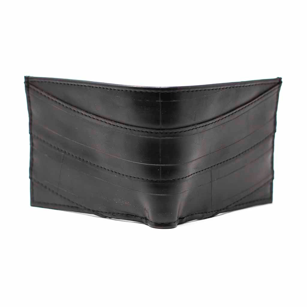 Men's Bifold Recycled Tire Wallet- Black