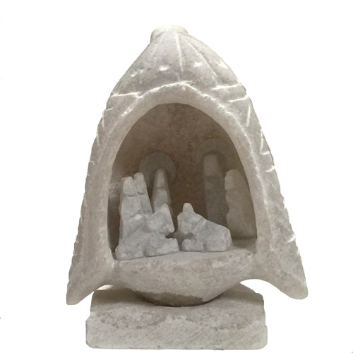 Hand-Carved Miniature Huamanga Stone Nativities- 4 Styles -Fair Trade- Peru