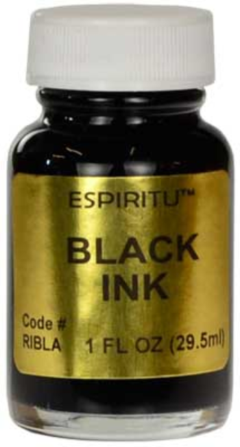 Espiritu Writing Ink - Black Ink 1 Oz