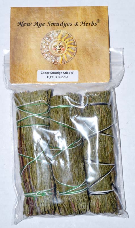 Cedar Smudge Stick 3PK-  4" Smudge Sticks