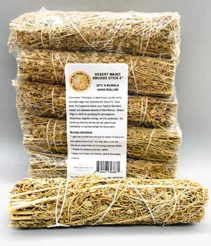 4" Desert Magic Smudge Sticks - 6 Pk