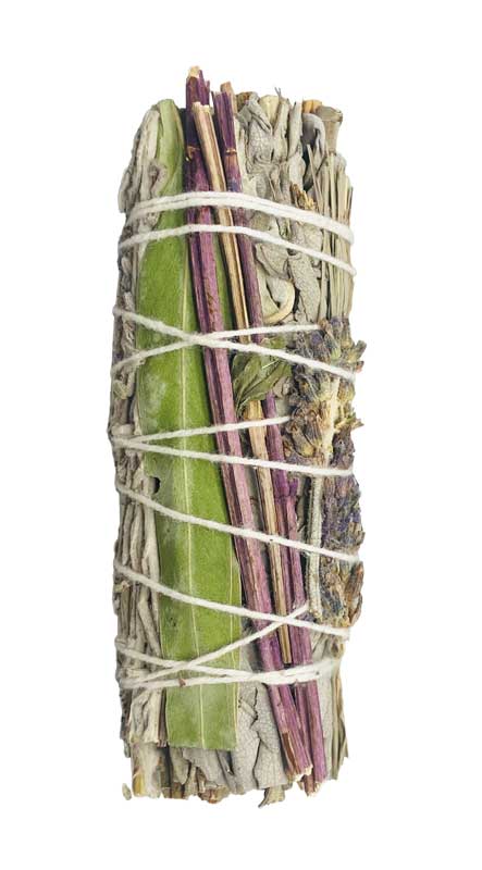 4" White Sage w/ 7 Herbs Smudge Stick