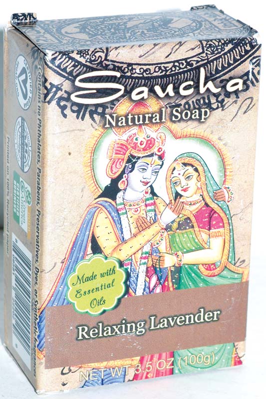 Relaxing Lavender Saucha Bar Soap - 3.5oz