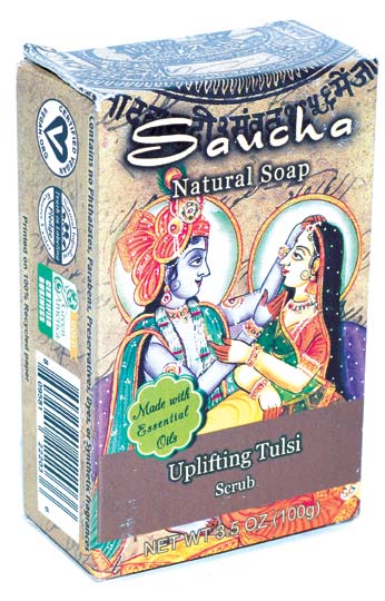 Uplifting Tulsi Saucha Bar Soap -3.5oz