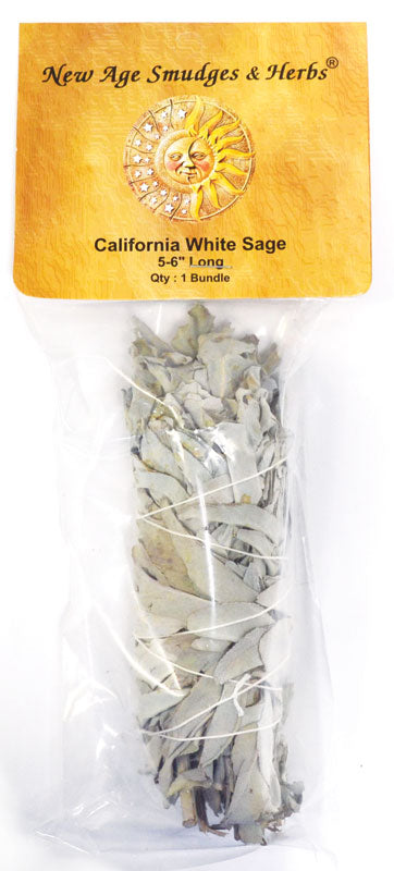 White Sage Smudge Stick 5"-6"