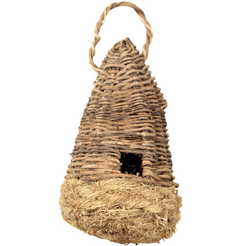 Handcrafted Vetiver and Vine Bird House- Haiti-Fair Trade